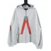 Herenjas Hoge kwaliteit Top Designer Luxe BA letter jas met lange mouwen en capuchon, casual los voor mannen en vrouwen