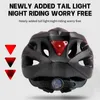 XTIGER Casco de bicicleta para adultos con luz trasera LED Gafas de modo dual Ajuste 5862 cm Cascos de bicicleta ligeros y transpirables 240131