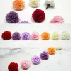 Decorative Flowers Wreaths 50pcs 4cm Mini Carnation Mother Teacher's Day Thanksgiving Gift Bouquet Packaging Artificial Soap RoseDecor 2.3