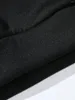 Sweats à capuche pour hommes dans le futur papillon noir foncé design créatif à capuche pour hommes hip hop polaire à capuche all-match mode streetwear poche