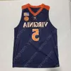 Abbigliamento College Abbigliamento College Custom Maglia da basket Virginia NCAA College Kody Stattmann Sampson Guy Hunter Sam Hauser Francisco Caffaro C High