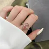 gioielli di lusso Anello con diamante rosa firmato per donna in argento sterling 925 Anello per unghie con fascia a cuore con zirconi di alta qualità CZ 8A pera rotonda amore matrimonio fidanzamento