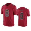 Atlanta''Falcons''Men # 5 Drake London 7 Younghoe Koo 8 Kyle Pitts 21 Deion Sanders 26 Isaiah Oliver Donna Youth Colore rosso Rush Custom Limited Jersey