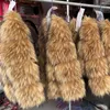 Faux Fur Płaszcz Kurtka damska zima moda ciepła gruba lis skórzana brązowa brązowy plus, zwłaszcza fałszywy futra zimna płaszcz 240124