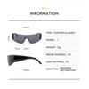 サングラスXjiea Luxury Brand Punk for Women Designer Y2K Sports Men's Sun Glasses