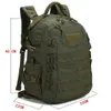 35L grande capacité militaire sac à dos homme Camping sacs à dos étanche tactique armée Molle escalade randonnée sacs sac à dos en plein air 240202