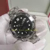 With Original Box Top Mens Cal 8800 Movement Watches Men 42mm Black Dial 300M 007 Diver Sport Bracelet Wristwatches Automatic Mech246g