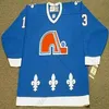 Aubry Quebec Nordiques Vintage Jerseys 3 J.C. Tremblay Rejean Houle 8 Marc Tardif Robbie Ftorek Ricci Real Cloutier Guy Lafleur Owen Nolan Parizeau Bouchard