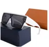 남자 디자이너 여름 음영을위한 새로운 타원 선글라스 편광 안경 검은 빈티지 대형 태양 안경 여자 남성 선글라스와 상자