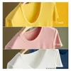 Kvinnors T-skjortor 2024 Fashion Top Spring/Summer Sexig fit Silk Ice Benable Solid Loose Short Sleeve T-shirt kläder för kvinnor