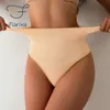 Flarixa Hoge Rise Thongs voor Vrouwen Tummy Controle Ondergoed Naadloze Thong Slipje Buik Slips Butt Lifter Body Shaper