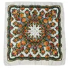 Halsdukar 70 70 cm ryska fyrkantiga halsduk kvinnor blommor tryck bandana ukrainska sjal kvinnlig pannband babushka handdukhuvudomslag