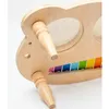 Houten handdrumstel Baby Vroeg onderwijs Percussie-instrument Bel Muziektent Educatief speelgoed Kinderen Interesse Muzikaal speelgoed 240124