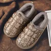 Slippers Cotton House Sandals For Men Outdoor Eva Slipper Autumn Winter Velvet And Thickening Bathroom Waterproof Man Shoes Anti-slip