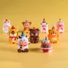 Cake Tools Cartoon Wild Animals Topper Happy 1st Birthday Party Decor Kids Favor Cupcake Jungle Baby Shower Boy Girl Supplies