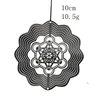 Decoratieve beeldjes Metatron Kubus Wind Spinner Aartsengel Heilige Geometrie Amulet Religieuze Spirituele Meditatie Hangend Decor Roterend