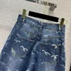 2023 Designer-Damenjeans, weiblich, Retro-Designer-Jeans, Damenjacke, weiblich, Milan Runway Designer-Kleid, lässig, langärmeliges Oberteil, Kleidungsanzug L3