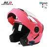 Motorcycle Helmets "BLD Personalised Flip Up Helmet Downhill Motocross Racing Modular Full Face Casco Moto Bluetooth Man Women Safety