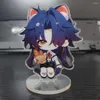 Sleutelhangers Game Honkai: Star Rail Anime Figuren Imbibitor E Cosplay Acryl Stands Himeko Kafka Karakter Model Plaat Bureau Decor