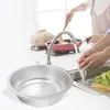 Dinnerware Sets Aluminum Basin Fruit Holder Rice Washing Sifter Vegetable Pans Storage Container Kitchen Saucepans