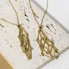 Kedjor 1 st rostfritt stål kristallbur halsband metallkedja sten samla nettohållare halsband justerbar för DIY smyckesfynd 44 cm