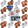 S-6XL Custom NCAA Texas Longhorns College Football Jerseys 3 Quinn Ewers 52 DJ Campbell 0 Ja'tavion Sanders 5 Bijan Robinson 78 Kelvin Ba High