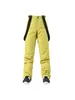 Skiing Pants Ski Women's Men's Slim-fit Snowboard Double-boded Warm Thickened Strap