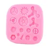 Baking Moulds Mechanical Gear Screw Nut Silicone Molds DY Steampunk Fondant Cake Decorating Tools Cupcake Topper Candy Clay Chocolate