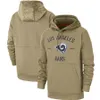 Los Angeles''Rams''Men Dames Jeugd Salute to Service Sideline Performance Pullover Hoodie
