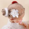 헤어 액세서리 1/2/5pcs inday flower clips white white barette princess hooks 유아 한국