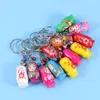 Keychains nyckel ryska häckande matryoshka träkedjor kedja ring ringer barn charms tjej gåvor hänge småbarn bilhandväska