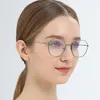 Montature per occhiali da sole FONEX Occhiali da vista in titanio puro Telaio da donna Occhiali da vista rotondi retrò Occhiali da vista miopia vintage da uomo F85751