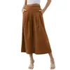 Women's Pants 2024 Fashion All-match Formal Casual Cotton Linen Pocket Cropped Trousers Official Store Ropa De Mujer Pantalones