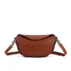 Sacos de noite feitos à mão pequeno saco de couro genuíno mulheres 2024 inverno vintage sela macio ombro simples commuter crossbody