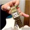 Kvinnors klockor Women Watches Quartz Movement Japan Battery 25mm Bredd Lady Watch Diamond Bezel Original Clasp Dress Wristwatch Splas Dhzwi