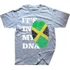 T-shirt da uomo It's In My DNA Giamaica Jamaican Pride Camicia estiva grafica in cotone streetwear manica corta regali di compleanno T-shirt da uomo