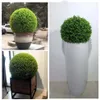 25 30 35 cm Artificial Plant Grass Ball Topiary Green Simulation Ball Mall Inomhus utomhusbröllop Fall Decors för hemförsörjning Y20343O