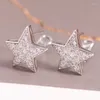 Gestüt Ohrringe 2024 Trend Schmuck für Frauen Fashion Diamond Designer Eardrop Fine Quality Frauensternohr