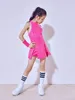 Bühnenkleidung Kinder Jazz Kostüme Mädchen Pailletten Hip-Hop Koreanischer moderner Tanz Hip Hop Kleidung