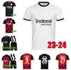 Eintracht Frankfurt 23 24 Fußballtrikots TUTA M.GOTZE KOSTIC SOW KOLO MUANI HINTEREGGER KAMADA BORRE 23 24 Fußballmann Uniformhemd RODE ACHE KNAUFF HAUGE ALARIO