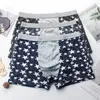 Cuecas cintura média um tamanho masculino cueca boxers antibacteriano respirável confortável esportes leite seda