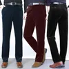 Pantaloni da uomo Completi Pantaloni casual resistenti al freddo Cavallo profondo Autunno Inverno Fodera in velluto Abbigliamento da lavoro in velluto a coste termico