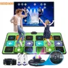 Dansmat Spel voor TVPC Familie Sport Videogame Antislip Muziek Fitness Tapijt Draadloze dubbele controller Opvouwbare dansmat 240129