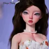 ShugaFairy Lena 1/4 Bjd Dolls Big Chest Body Sweet Girl Style Hourglass Strapless Floral Dress Doll Ball Jointed Dolls Gifts Toy 240129