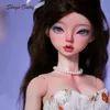 ShugaFairy Lena 1/4 Bjd Bonecas Grande Peito Corpo Doce Estilo Menina Ampulheta Strapless Vestido Floral Boneca Bola Articulada Bonecas Presentes Brinquedo 240129