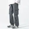 Pantaloni da uomo Pantaloni sportivi antivento impermeabili antivento impermeabili primaverili di alta qualità con tasca grande e ampia tasca da uomo