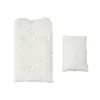 Blankets 2 Pcs Baby Swaddling Wrap Blanket And Pillow Set Born Pography Props Hollow Lace Girl Boy Po Shoot Accessories