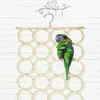 Other Bird Supplies Fashionable Parrot Swing Toy Linen Rope Climbing Net Hook Easily Moisture-proof Budgie Cage Perch Stand