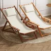 Meubles De Camping balcon chaise De plage Camping en bois pliant paresseux chaises d'arrière-cour plancher Unique voyage Cadeira De Praia à l'extérieur