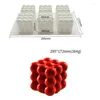 Bakvormen SHENHONG Art Cake Decorating Mold 3D Siliconen Mallen Gereedschappen voor Hart Ronde Taarten Chocolade Brownie Mousse Maken Dessert Pan